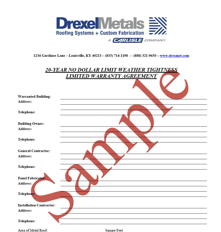 drexel metals product card